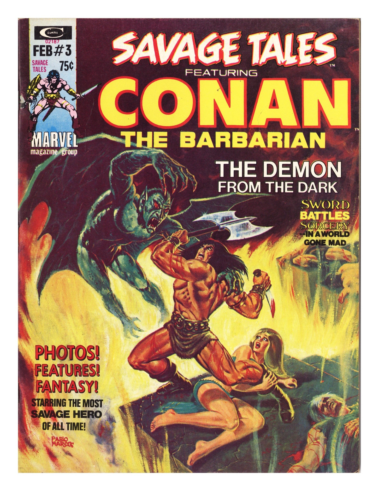 Savage Tales 3 Mid Grade (1974) 