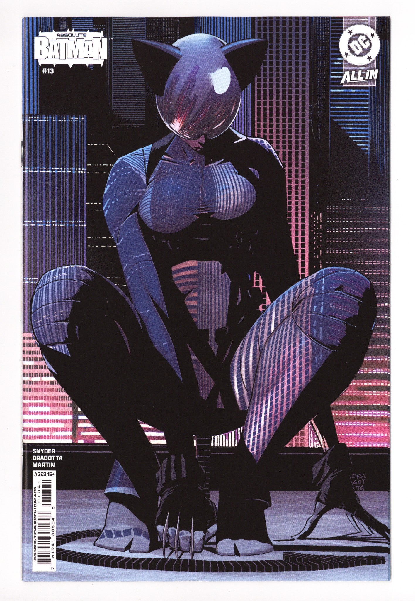 Absolute Batman 13 Dragotta Minimal Trade Dress Incentive Variant NM (2025)