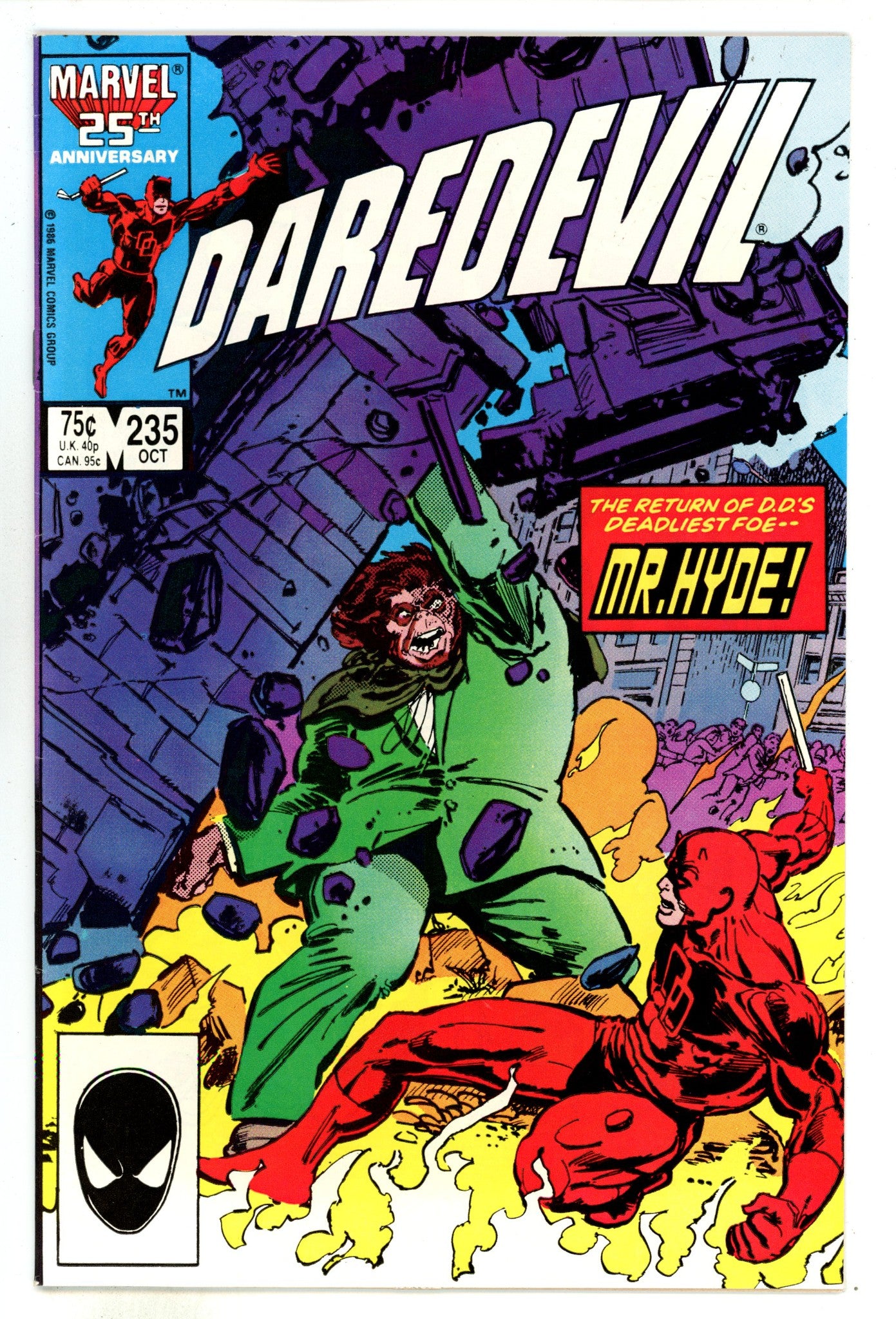 Daredevil Vol 1 235 Mid Grade (1986) 