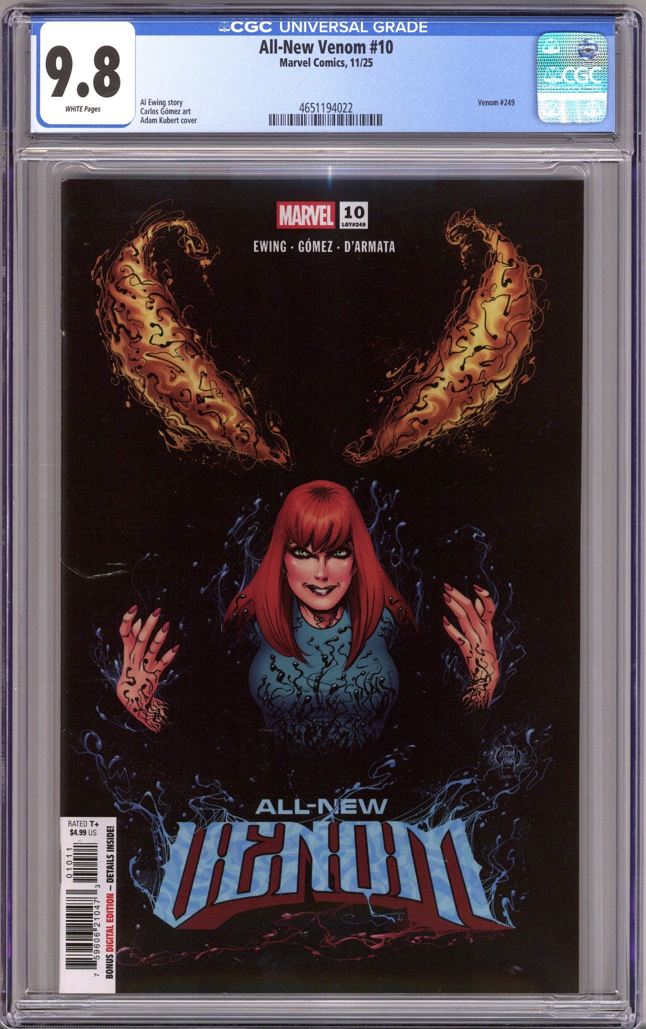 All-New Venom 10 CGC 9.8 (NM/M) (2025) 