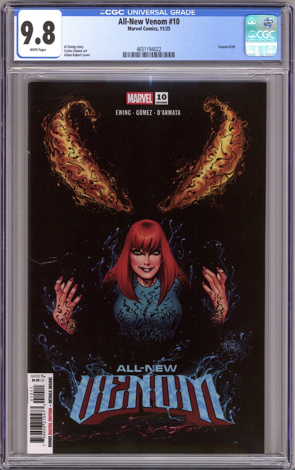 All-New Venom 10 CGC 9.8 (NM/M) (2025)