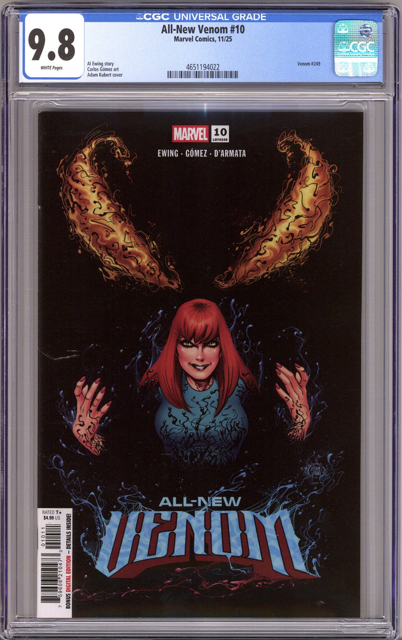 All-New Venom 10 CGC 9.8 (NM/M) (2025) 