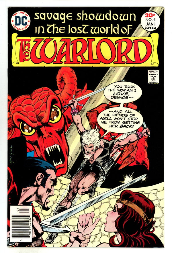Warlord Vol 1 4 VF+ (8.5) (1976)