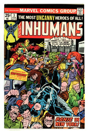 The Inhumans Vol 1 3 VF- (7.5) (1976)