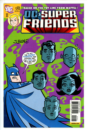 Super Friends 15 VF+ Signed J. Bone (2009)
