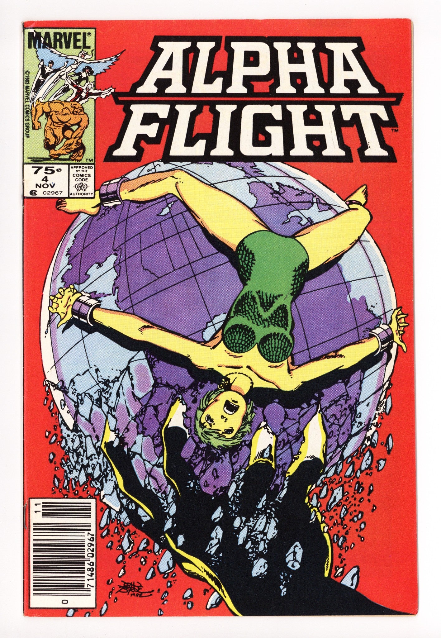 Alpha Flight Vol 1 4 FN (6.0) (1983) Canadian Price Variant 