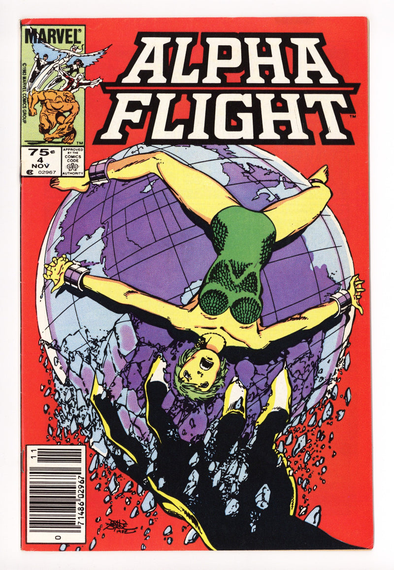 Alpha Flight Vol 1 4 FN (6.0) (1983) Canadian Price Variant 