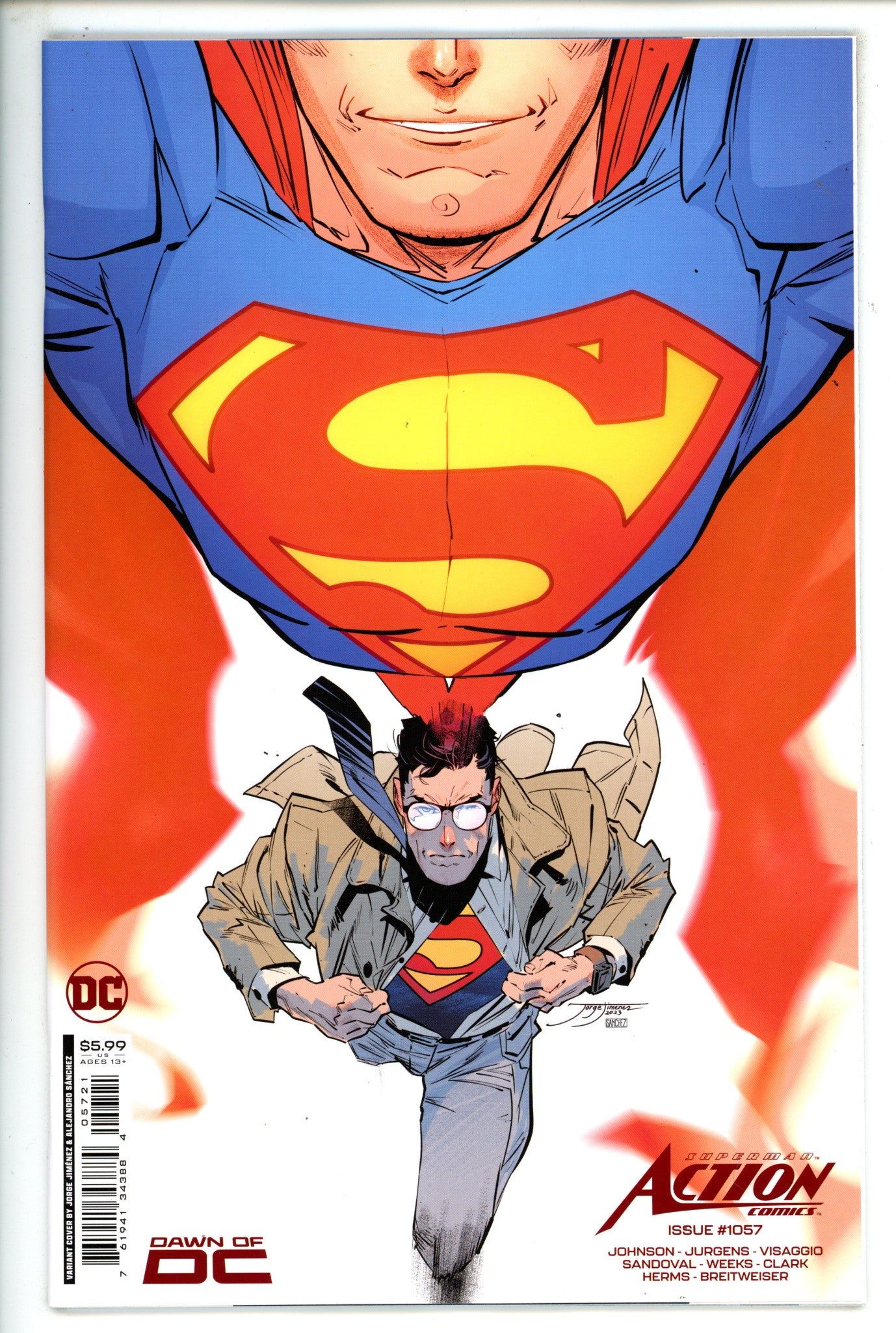 Action Comics Vol 3 1057 Jimenez Variant (1900)