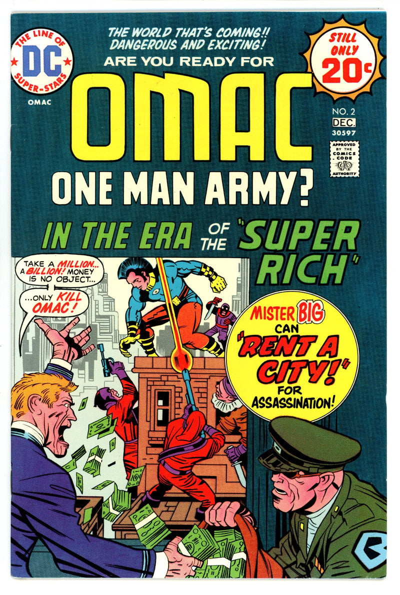 OMAC Vol 1 2  VF- (7.5)  (1974)   