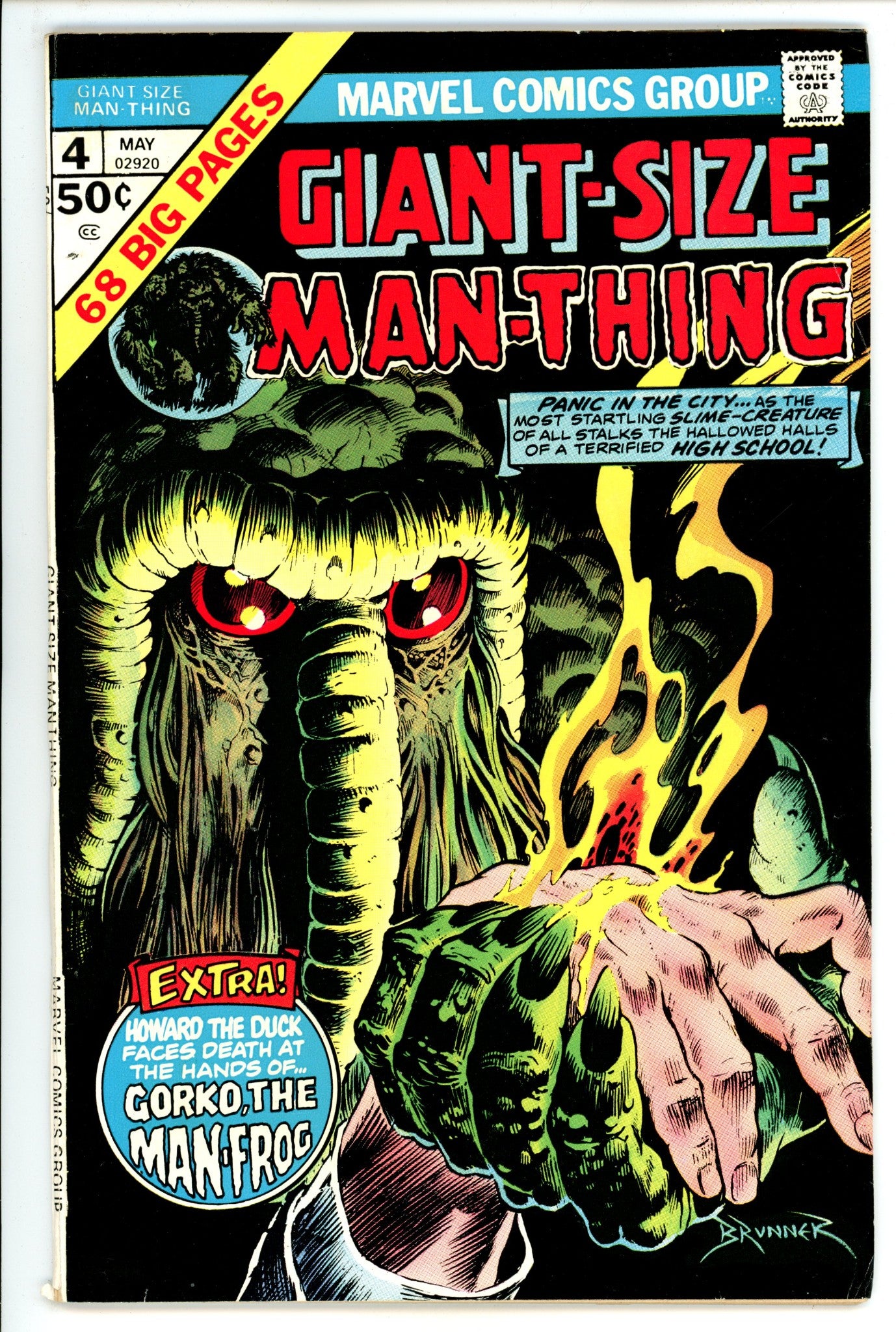 Giant-Size Man-Thing 4 FN (6.0) (1975) 