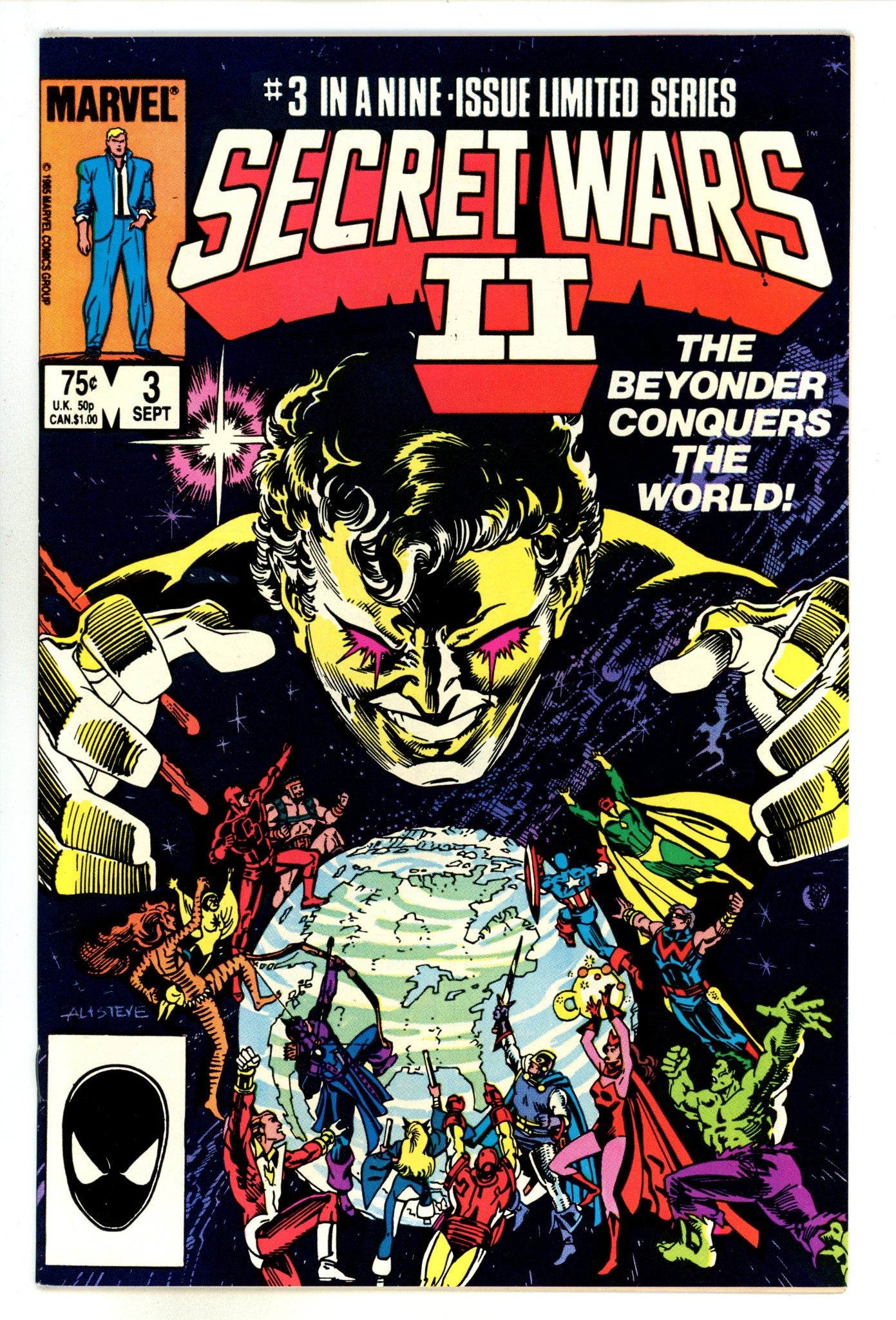 Secret Wars II  3  VF/NM (9.0)  (1985)  