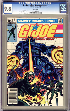 G.I. Joe, A Real American Hero 3 CGC 9.8 (NM/M) (1982) Newsstand