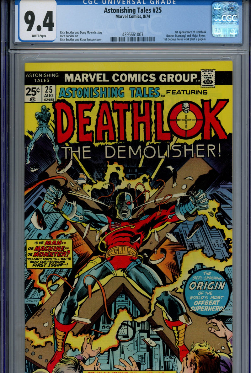 Astonishing Tales Vol 1 25 CGC 9.4 (NM) (1974) 