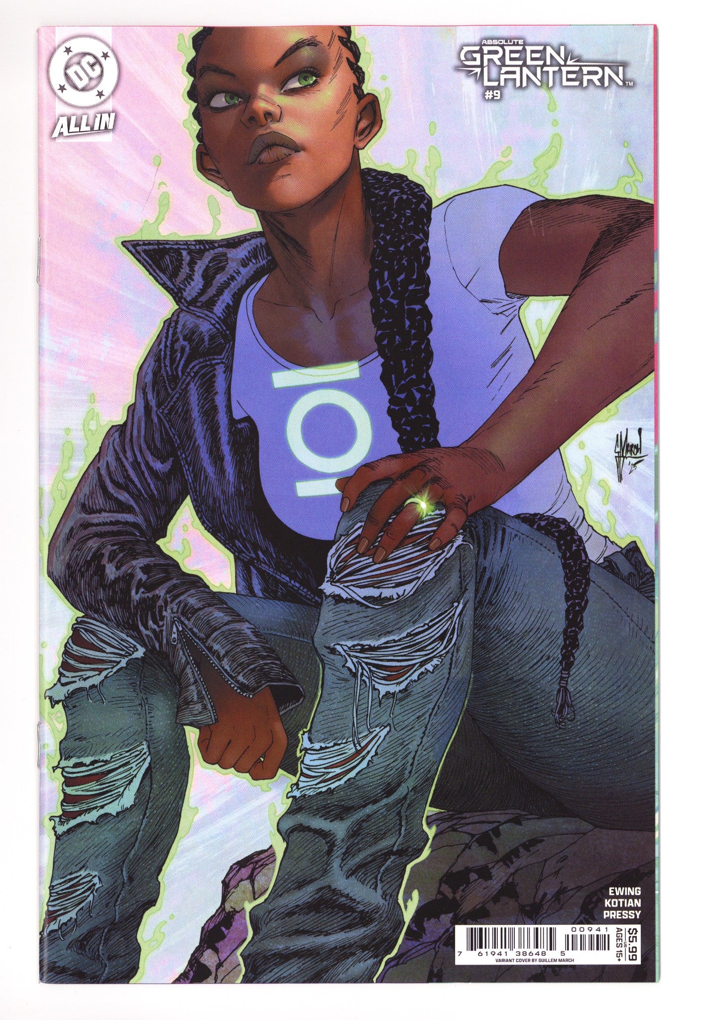 Absolute Green Lantern 9 March Variant (2025)