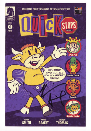 Quick Stops II 1 High Grade (2023) Chogrin Variant Signed x1 Cover Kevin Smith