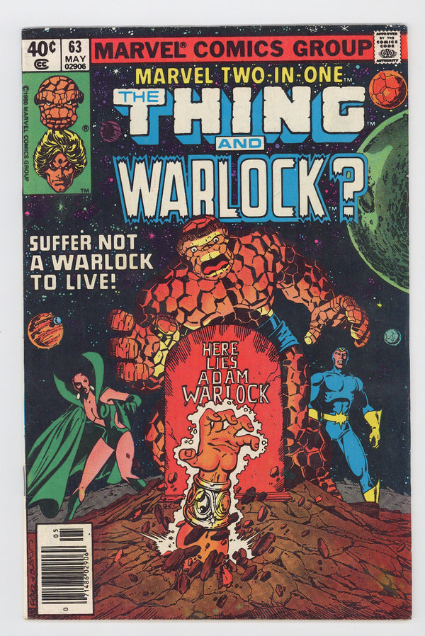 Marvel Two-in-One Vol 1 63 Low Grade (1980) Newsstand