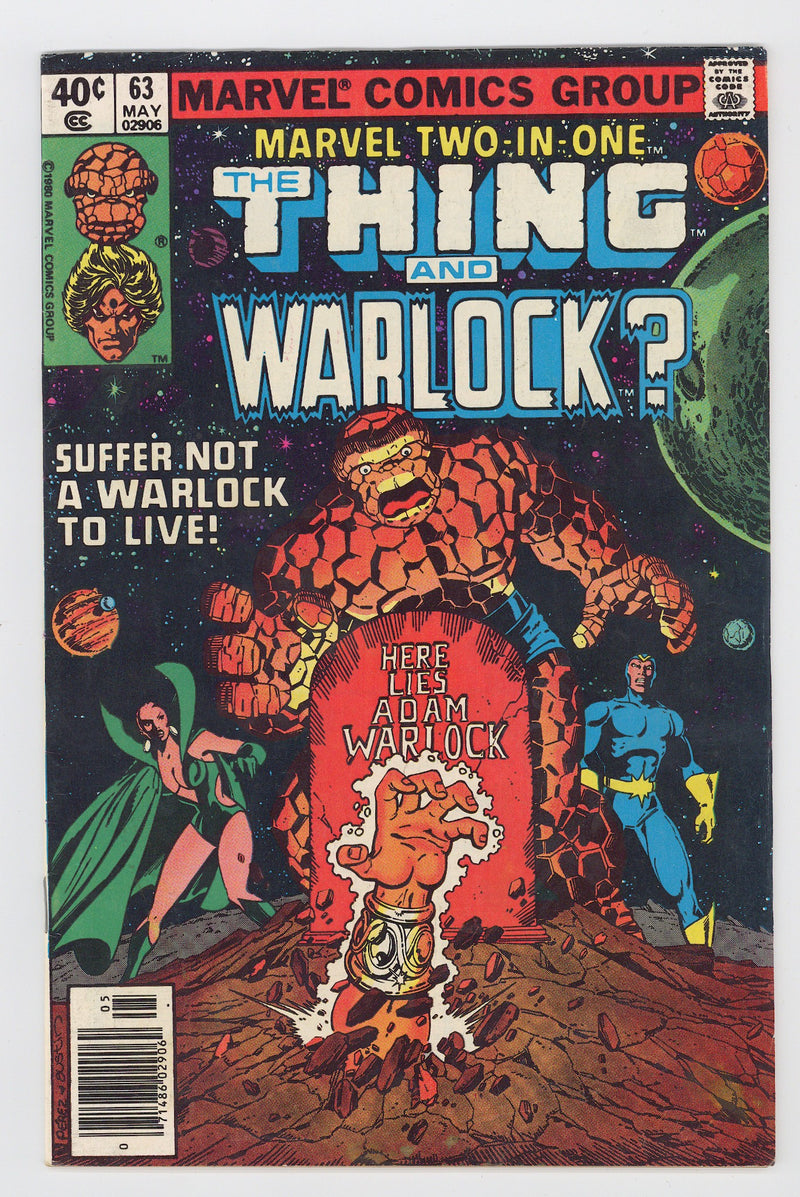 Marvel Two-in-One Vol 1 63 Low Grade (1980) Newsstand 