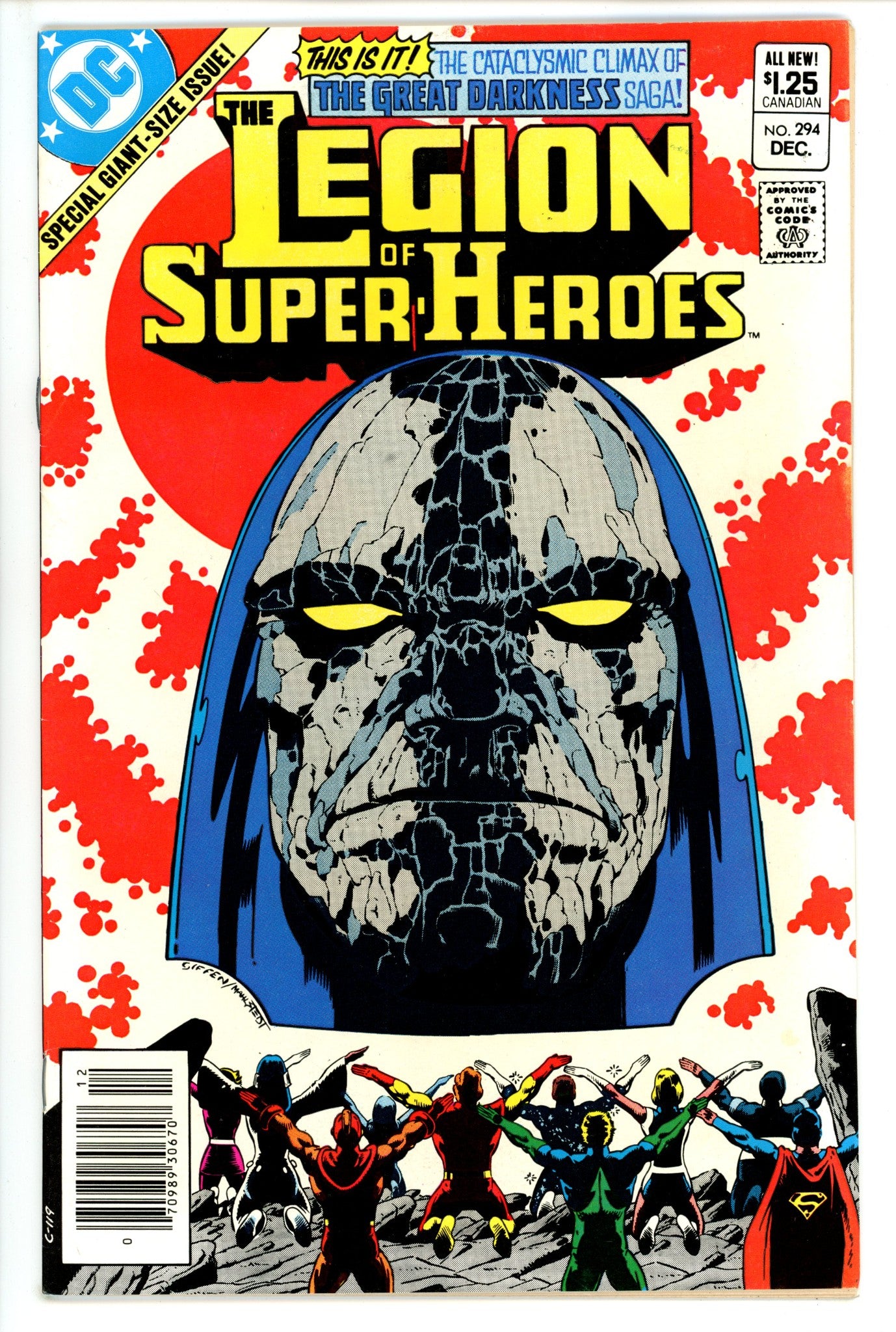 The Legion of Super-Heroes Vol 2 294 Canadian Variant FN (1982)