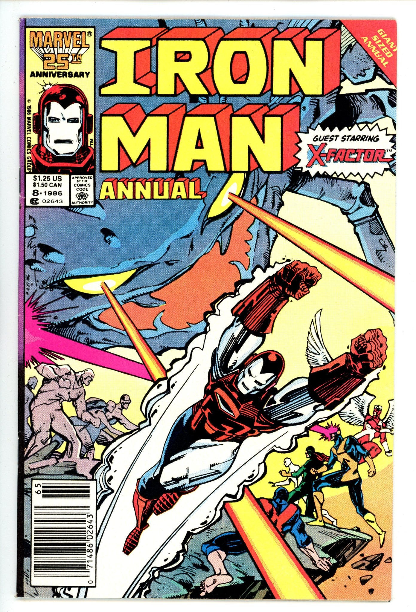 Iron Man Annual Vol 1 8 Mid Grade (1986) Newsstand 