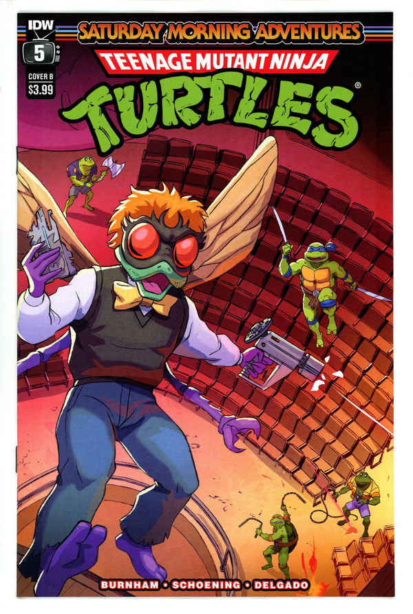 Teenage Mutant Ninja Turtles Saturday Morning Adventures 5 Schoening Variant (2023)