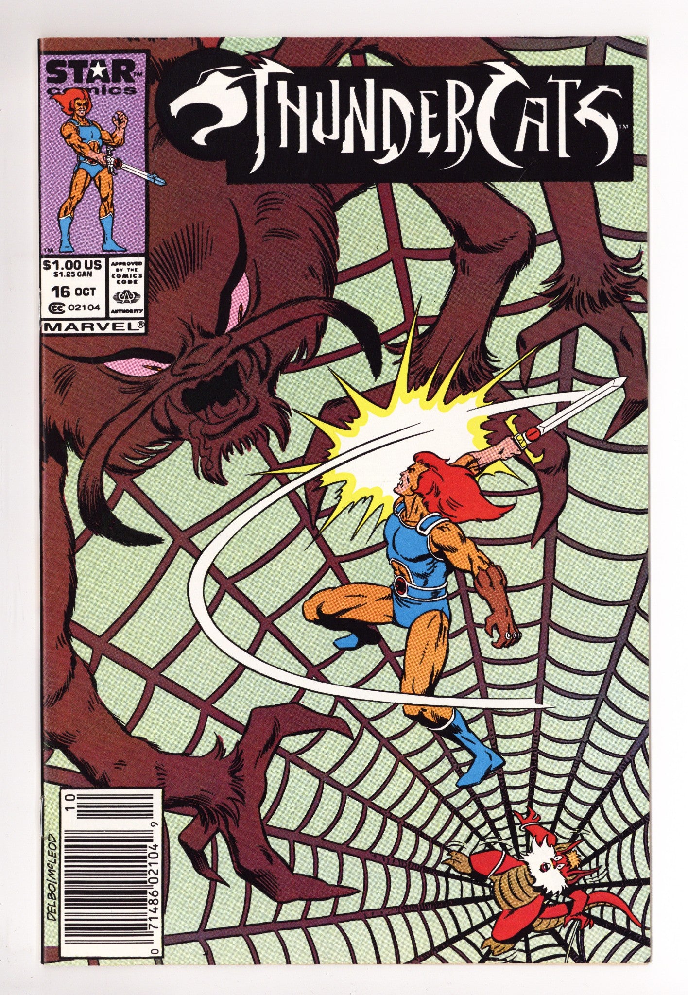 Thundercats 16 NM- (9.2) (1987) Newsstand 