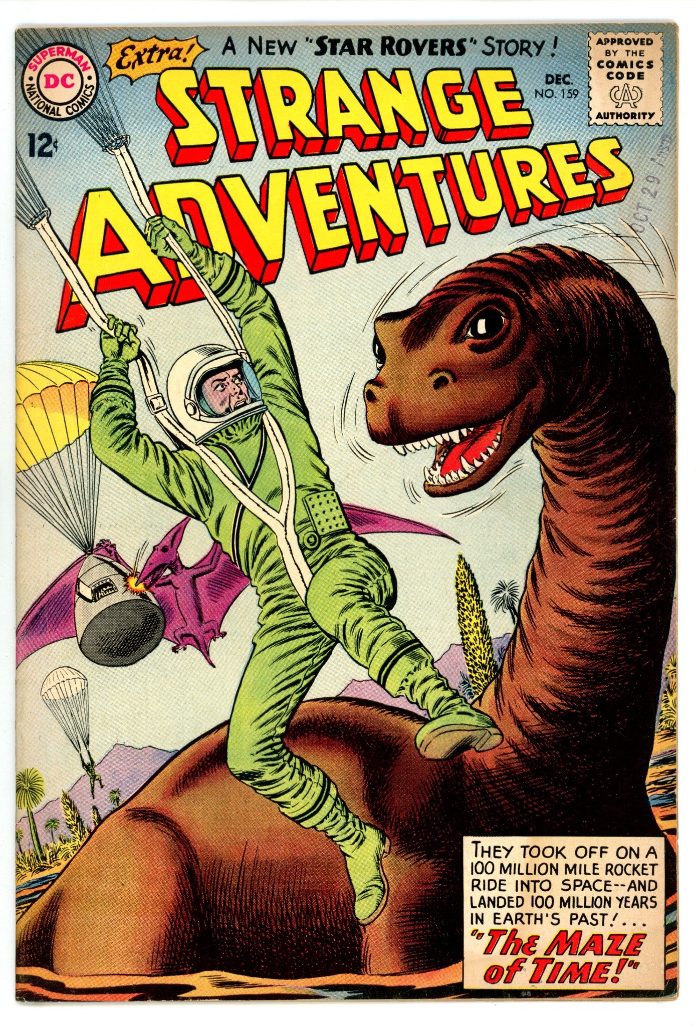 Strange Adventures Vol 1 159  FN (6.0)   (1963)        
