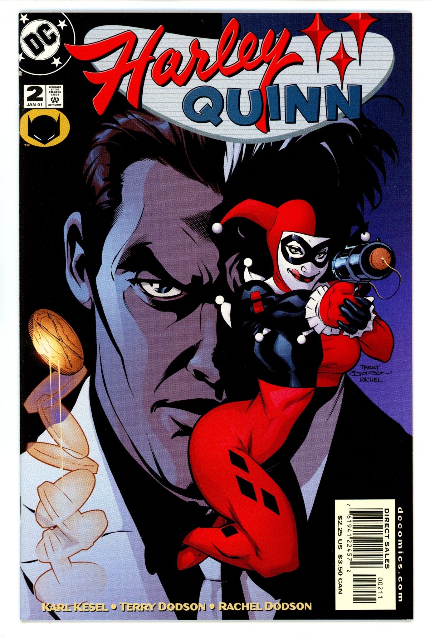 Harley Quinn Vol 1 2 NM- (9.2) (2001) 