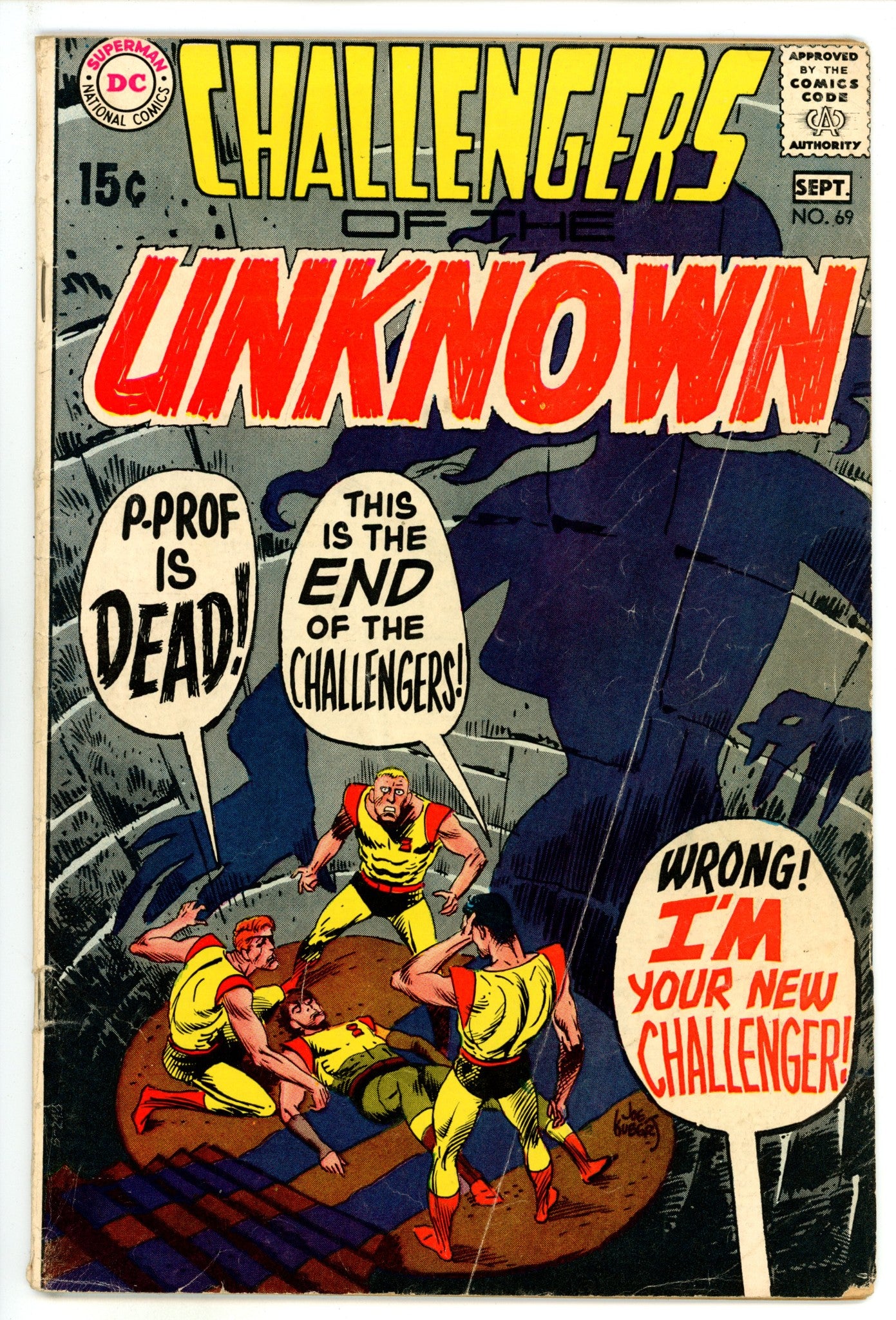 Challengers of the Unknown Vol 1 69 VG (4.0) (1969) 