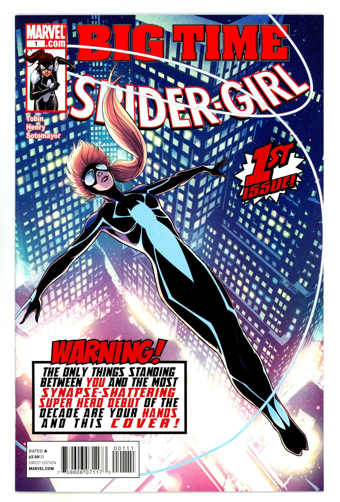 Spider-Girl Vol 2 1 NM- (9.2) (2011) 