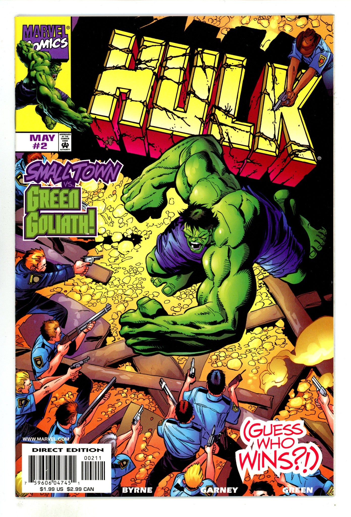 Hulk Vol 2 2 High Grade (1999) 