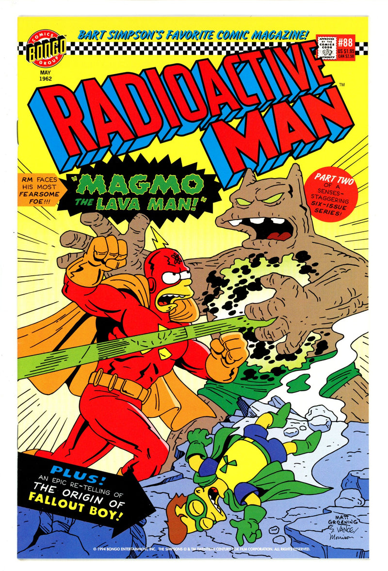 Radioactive Man 2 / 88 NM- (9.2) (1994) 