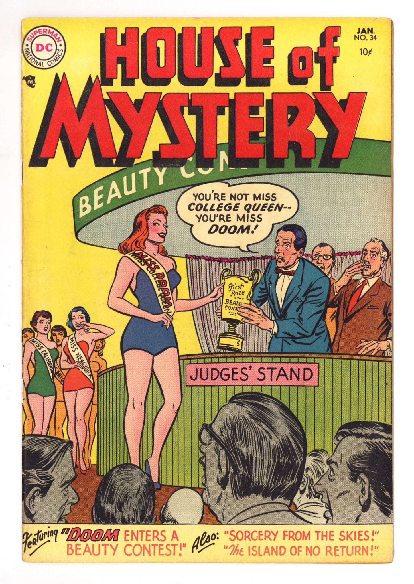 House of Mystery Vol 1 34 FN+ (6.5) (1955) 