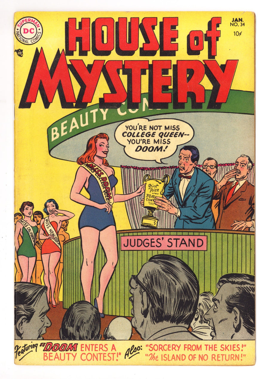 House of Mystery Vol 1 34 FN+ (6.5) (1955) 