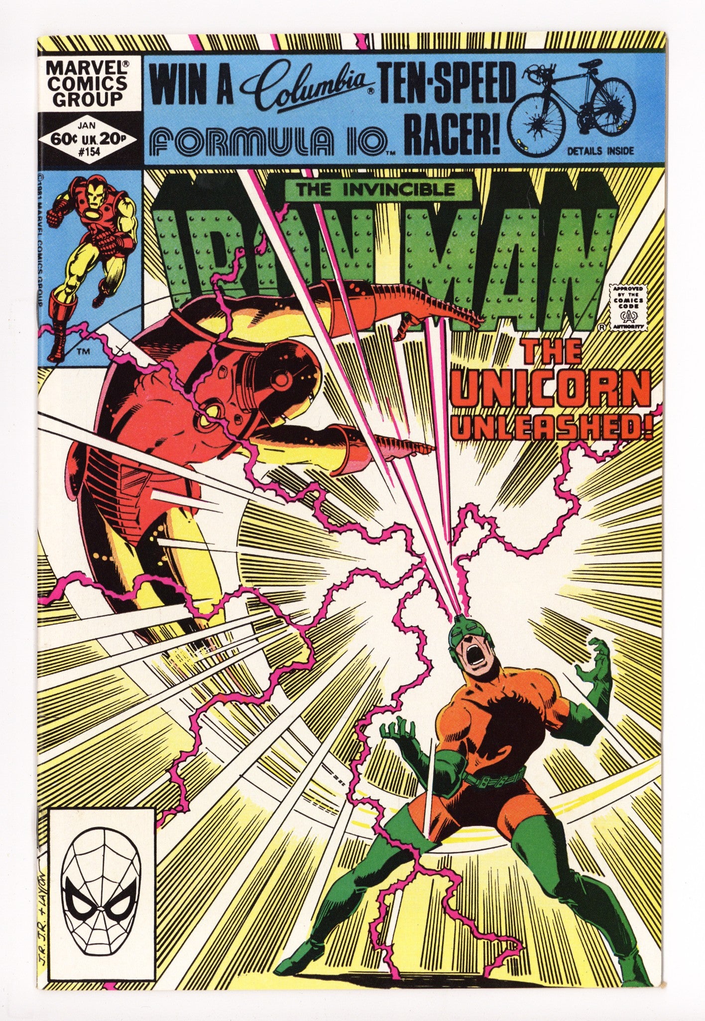 Iron Man Vol 1 154 High Grade (1982) 