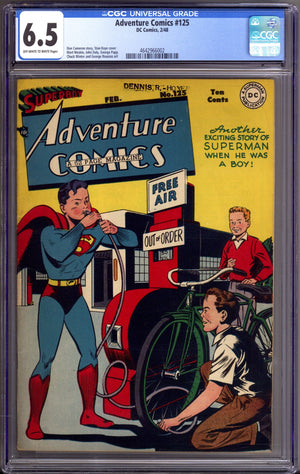Adventure Comics Vol 1 125 CGC 6.5 (FN+) (1948)