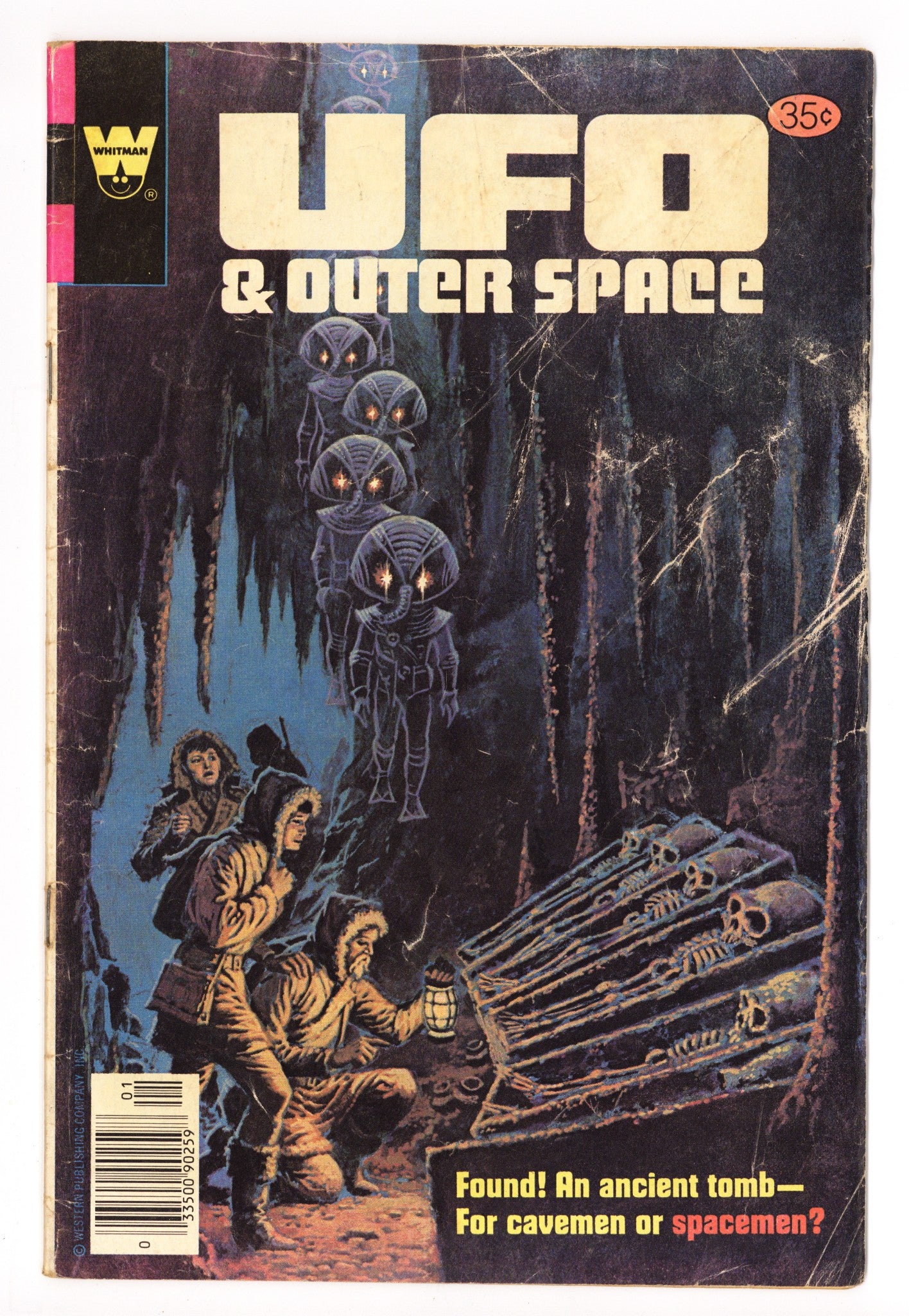 UFO & Outer Space 19 Very Low Grade Whitman (1979) 