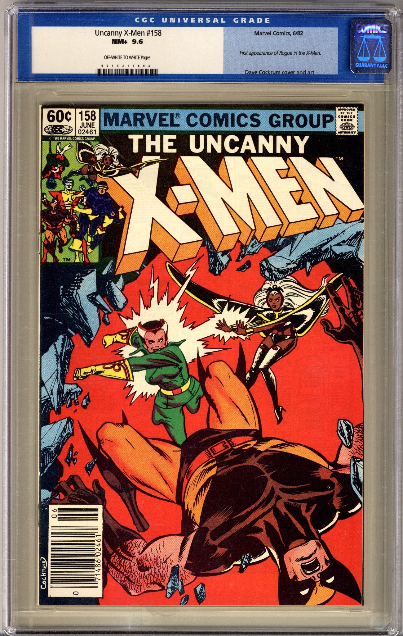 The Uncanny X-Men Vol 1 158 CGC 9.6 (NM+) (1982) Newsstand 