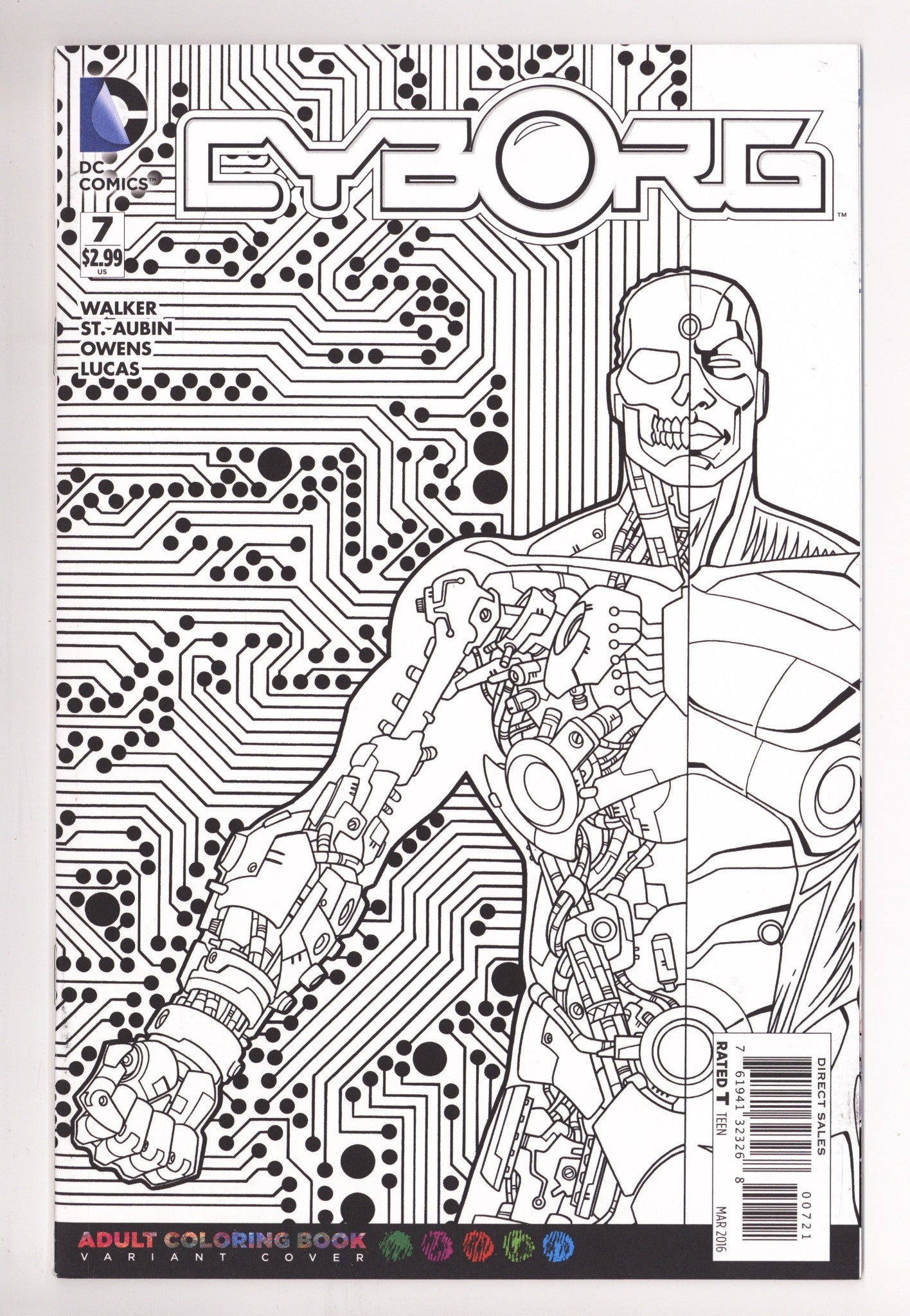 Cyborg Vol 1 7 High Grade (2016) Book Variant 