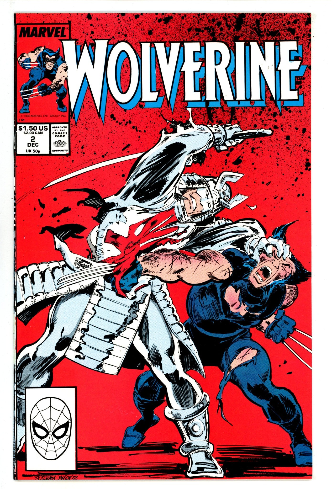 Wolverine Vol 2 2 Mid Grade (1988) 