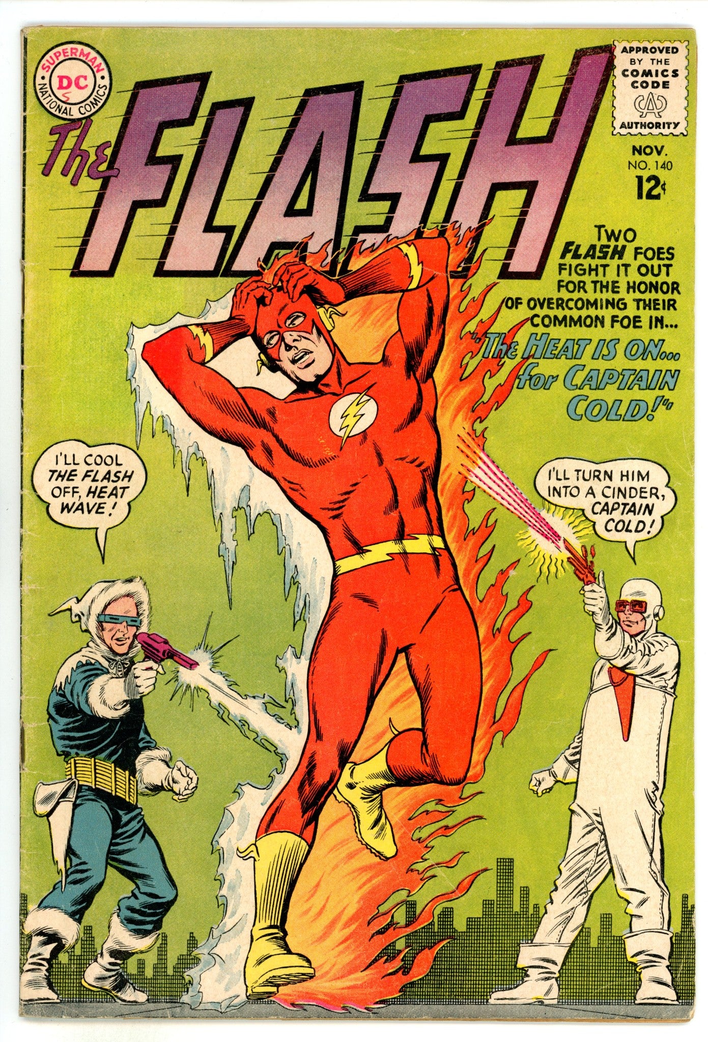 The Flash Vol 1 140 VG (4.0) (1963) 