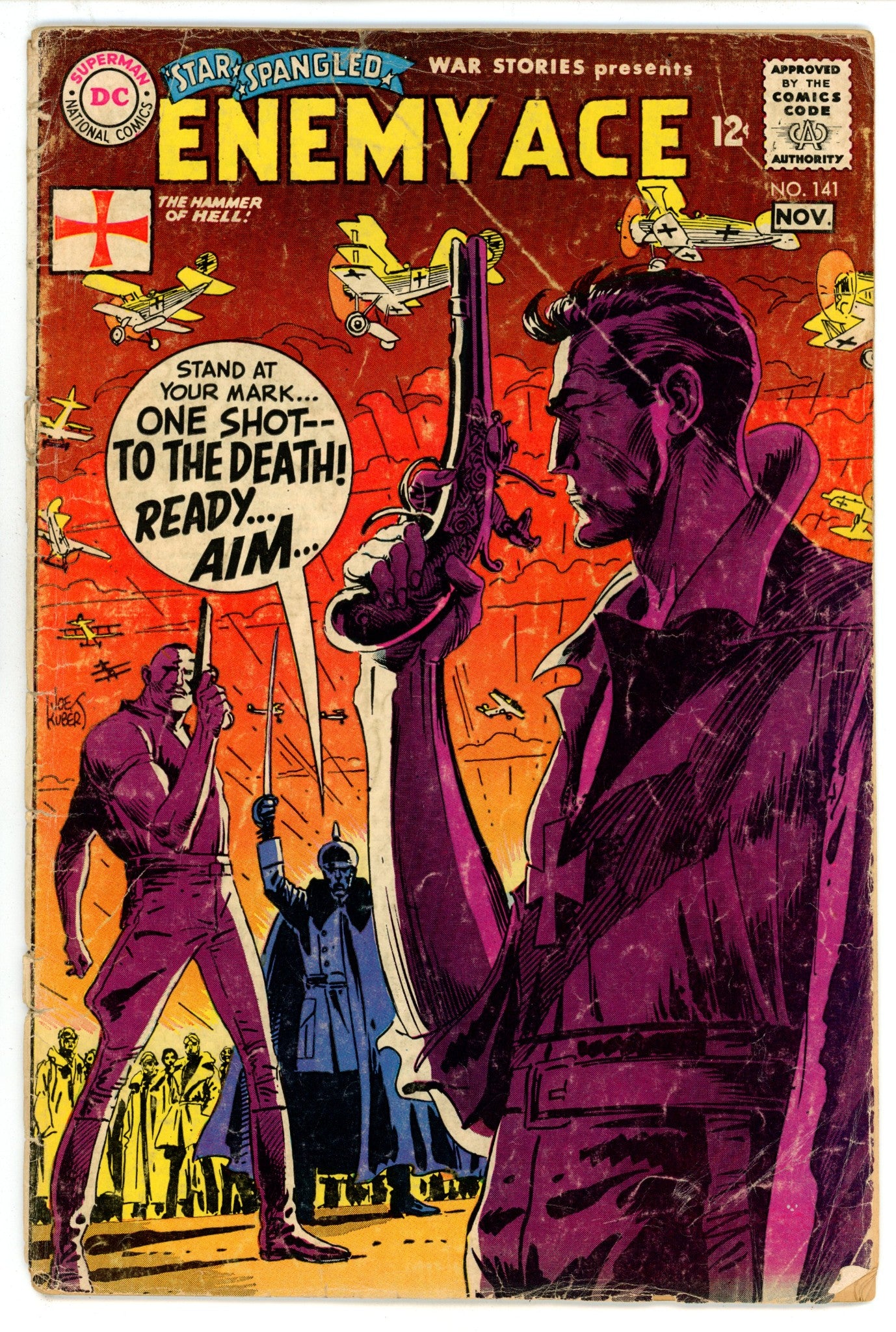 Star Spangled War Stories 141 Cover Detached (1968) 