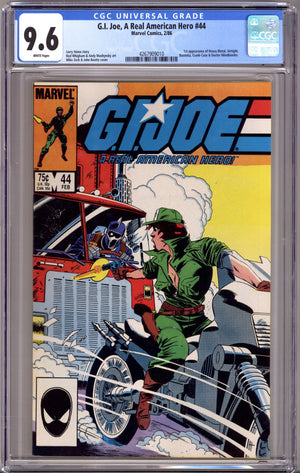 G.I. Joe, A Real American Hero 44 CGC 9.6 (NM+) (1986)