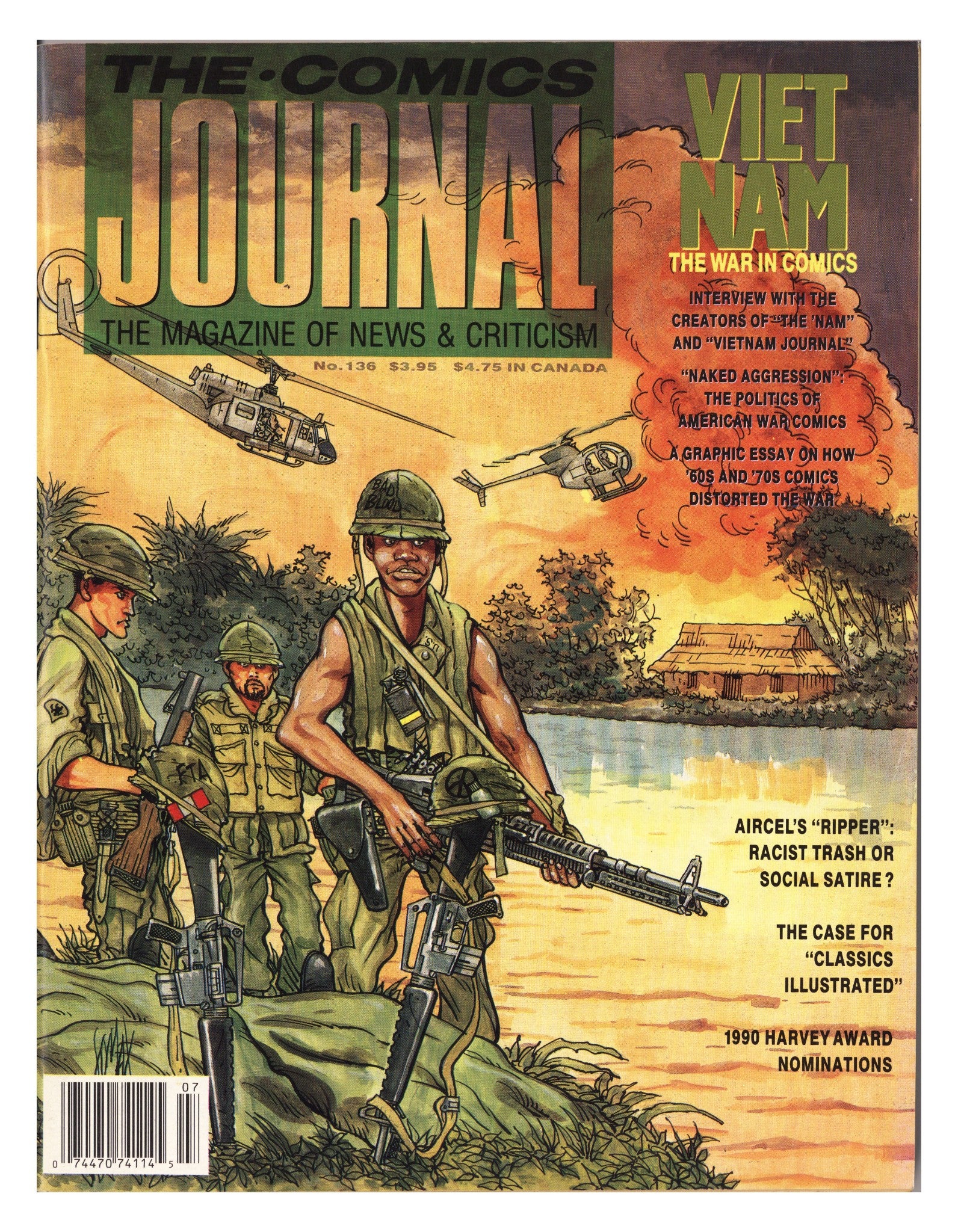 The Comics Journal 136 Low Grade (1990) 