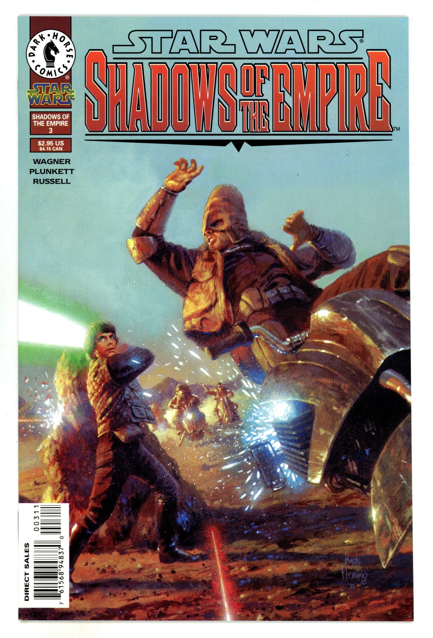 Star Wars: Shadows of the Empire 3 NM- (9.2) (1996) 