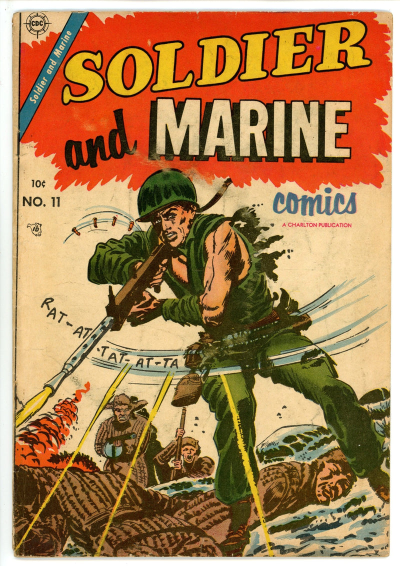 Soldier and Marine Comics 11 GD/VG (1954)