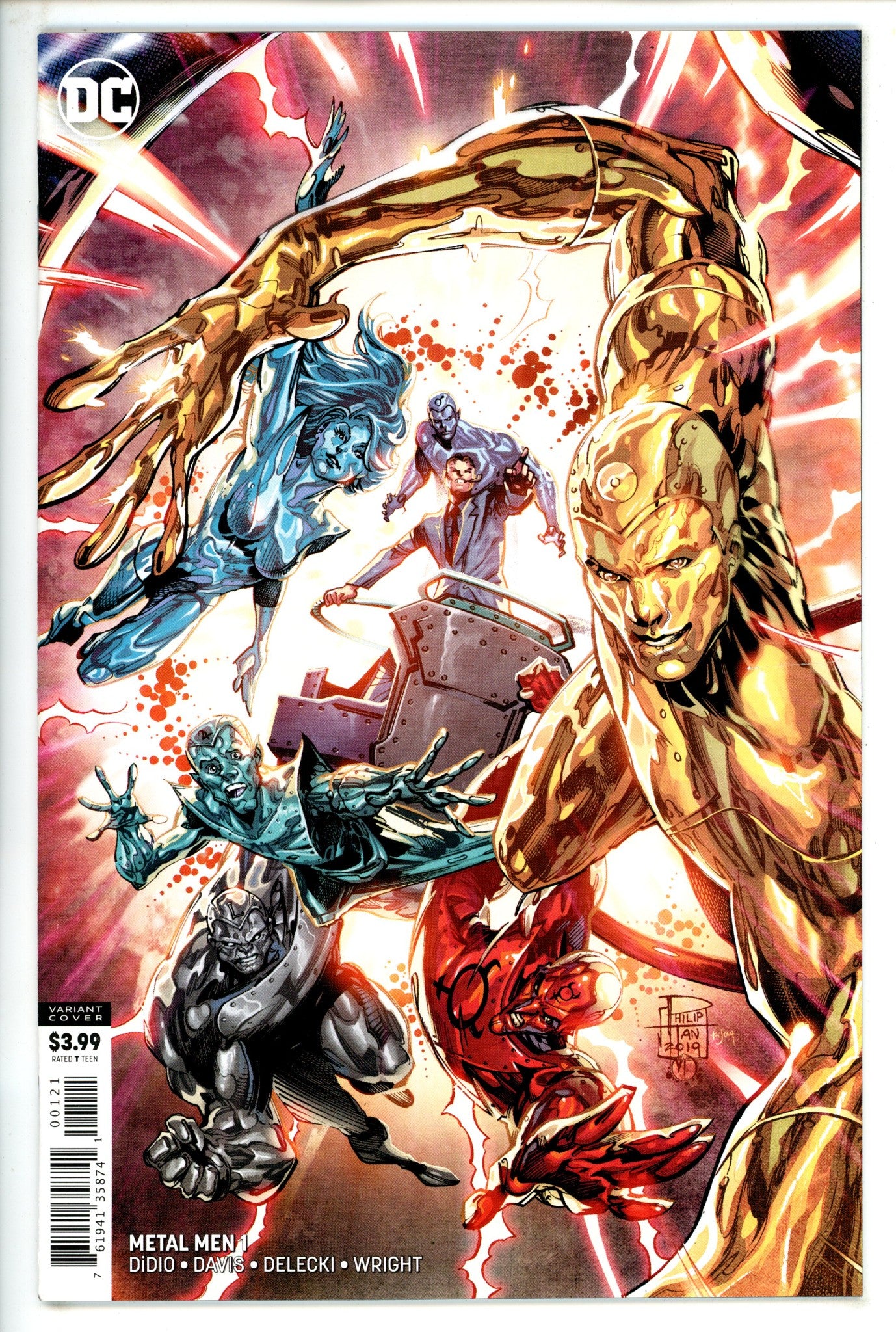 Metal Men Vol 4 1 High Grade (2019) Tan Variant 