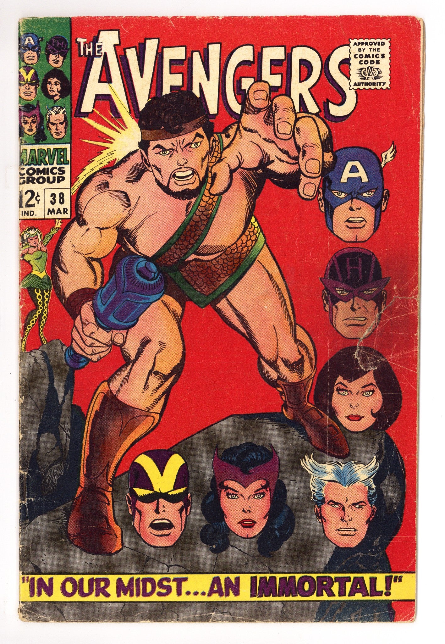 The Avengers Vol 1 38 GD/VG (3.0) (1967) 