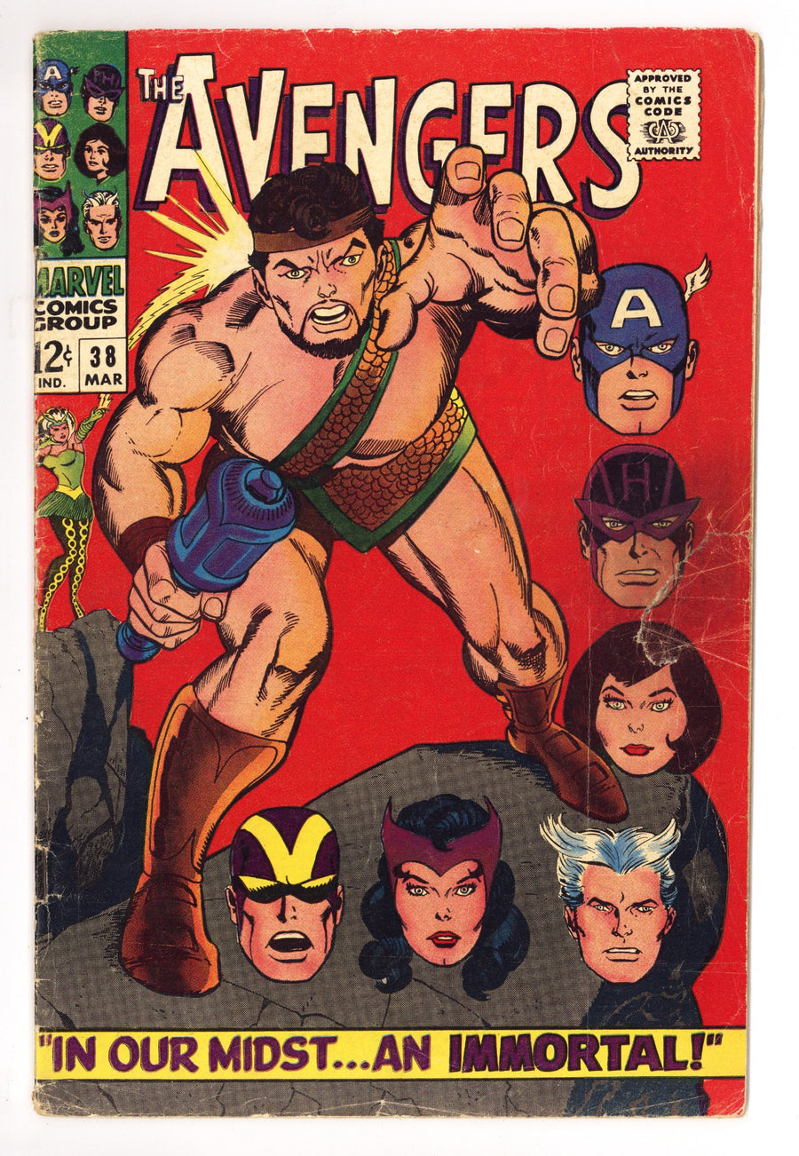 The Avengers Vol 1 38 GD/VG (3.0) (1967) 