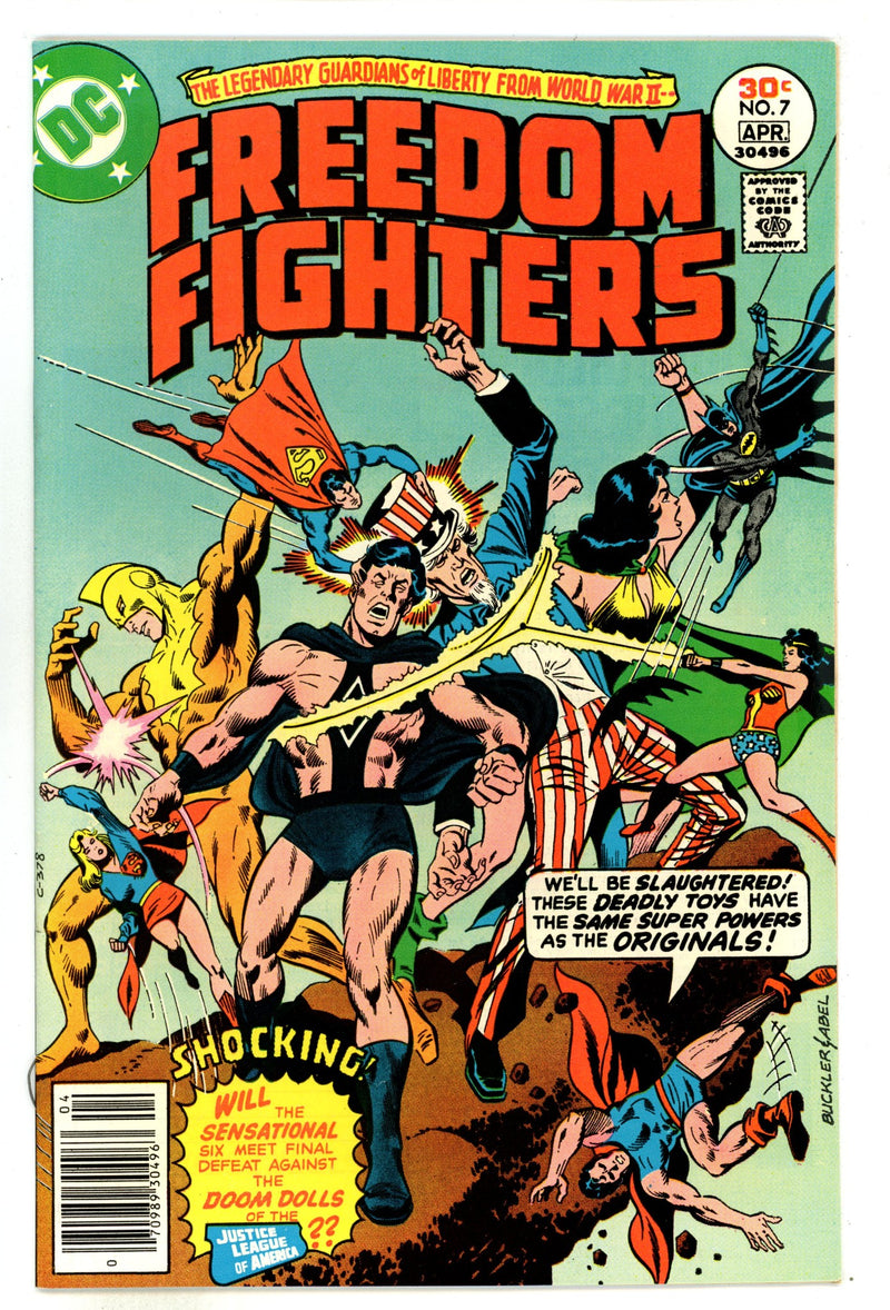 Freedom Fighters Vol 1 7 VF (8.0) (1977) 