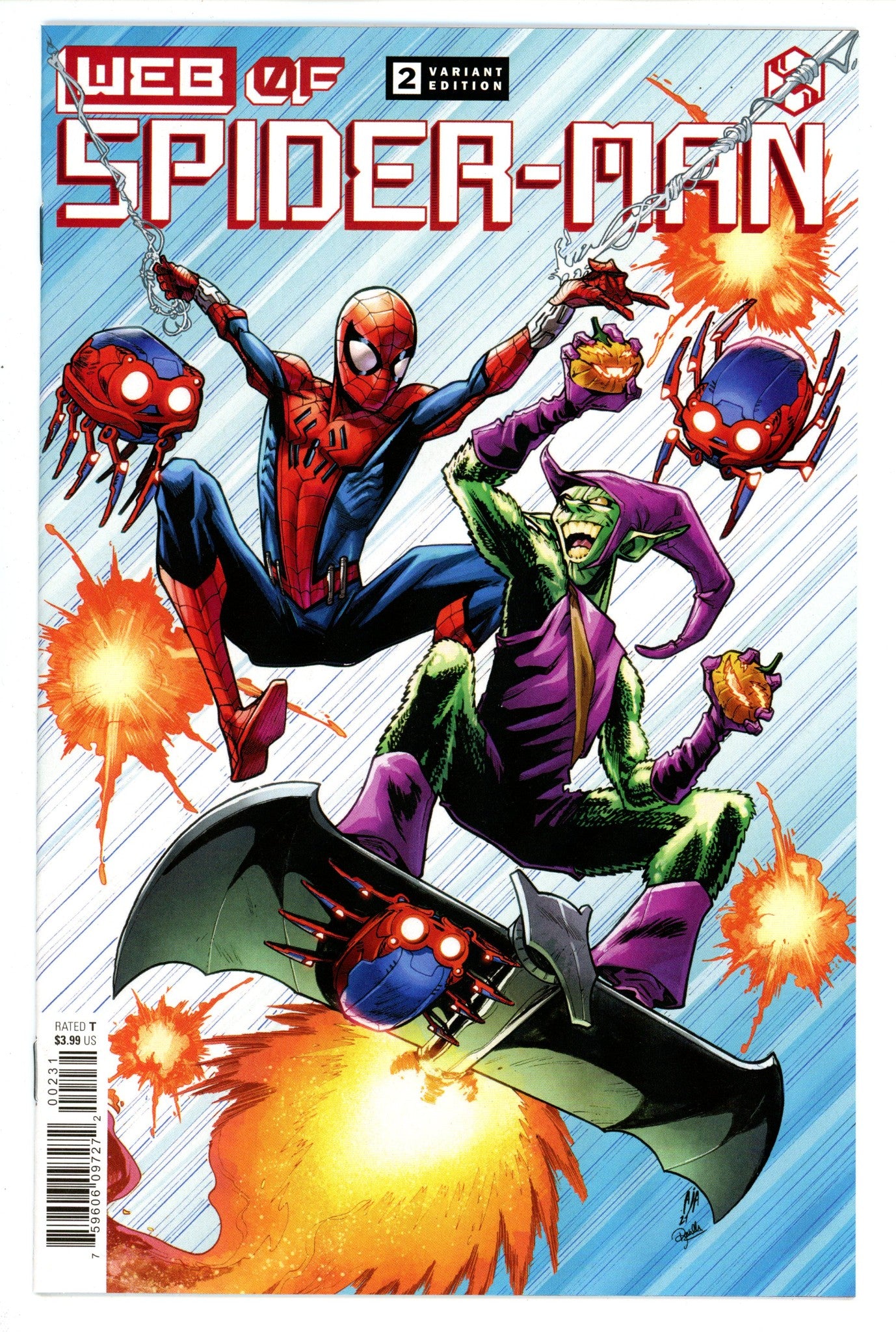 W.E.B. of Spider-Man Vol 3 2 High Grade (2021) Alburquerque Variant 